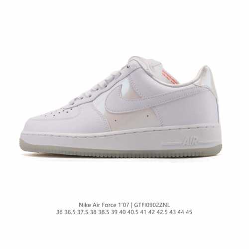 Nike Air Force 1 '07 Low, a versatile, low-top, thick-soled, height-enhancing c