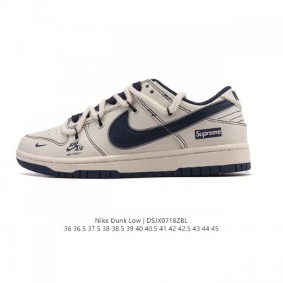 Authentic Nike SB Dunk Low Pro women's sneakers, retro skateboard shoes, deconst