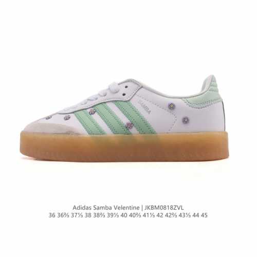 Adidas men's and women's sports shoes, Trefoil Samba Velentine casual shoes, Ger
