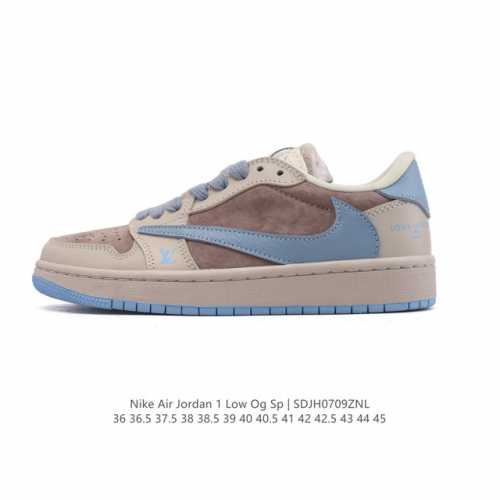 Company-level genuine Nike Air Jordan 1 Low Og Sp Military Blue Aj1 Joe 1 rever