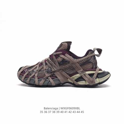 # #1:1 # eva # 5 , eva , - balenciaga 3Xl Extreme Lace Sneakers 3+ 734734 W3Xl5