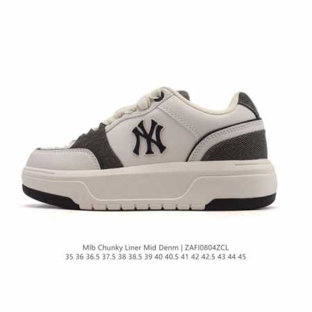 Mlb Chunky Liner Mid, a popular senior shoe, is a lightweight, thick-soled, vers - Click Image to Close