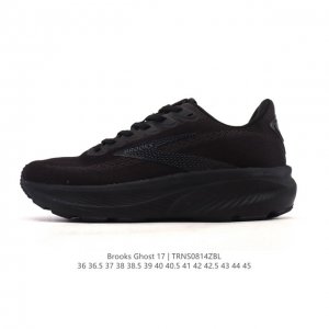 New, corporate-grade Brooks Ghost 17. A classic, thick-soled, elevated athletic