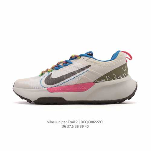 Nike Juniper Trail 2 Trail Running Shoes, Retro Training Shoes, Cushioned Lightw