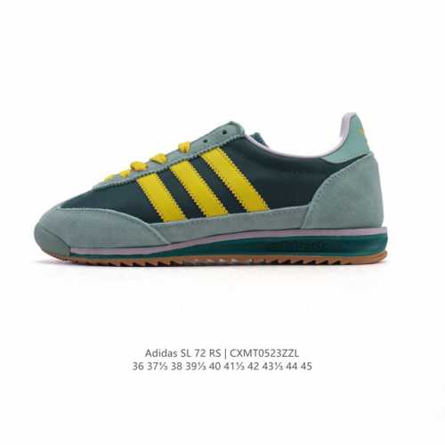 Adidas Sl 72 Shoes Classic Retro Thin-Soled Sneakers T-Toe Shoes Trefoil Retro C