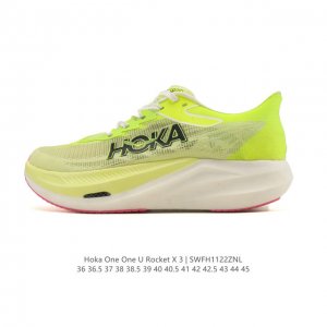 New Hoka One One Men's and Women's Rocket X 3 Lightweight, Breathable, Cushionin