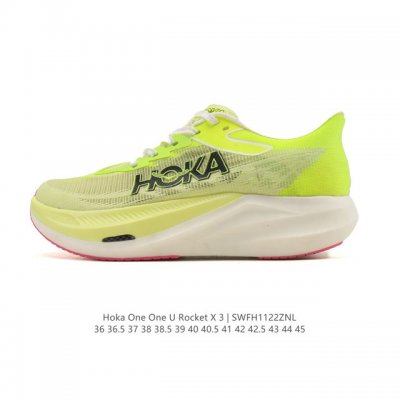 New Hoka One One Men's and Women's Rocket X 3 Lightweight, Breathable, Cushionin