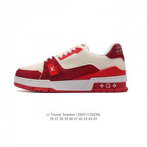 Louis Vuitton Lv 3D logo lv louis Vuitton Trainer Sneaker Low 36-45 Erxy1126Zml