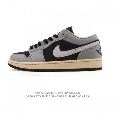 Nike Jordan Air Jordan 1 Low Aj1, a low-top retro, casual sports basketball shoe
