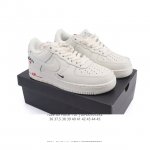 Authentic Nike Air Force 1 '07 Low Air Force One white shoes with air cushion, l