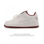 Nike Air Force 1 '07 Low, a versatile, platform, low-top white sneaker with cush