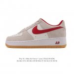 Company-grade Nike Air Force 1 '07 Low platform sneakers, featuring a thick sole