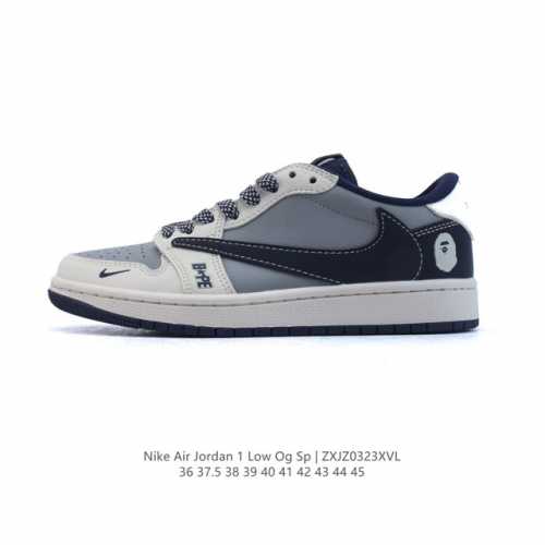 310 /Nike Air Jordan 1 Low Og Sp"Military Blue"Aj1 1 Aj1 1 Aj1 1 Ts Swoosh Dm786