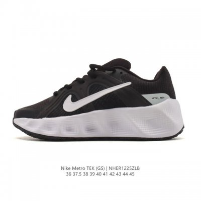 New Nike Metro Tek Gs Men's and Women's Sports and Casual Shoes. The upper is ma