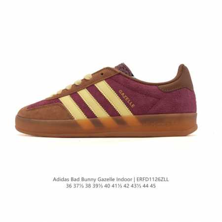 Adidas T-Toe Shoe Series Bad Bunny X Adidas Gazelle Indoor German Training Shoes - Click Image to Close