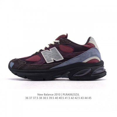 Corporate New Balance 2010 British-made distressed shoes, solid color velvet sne