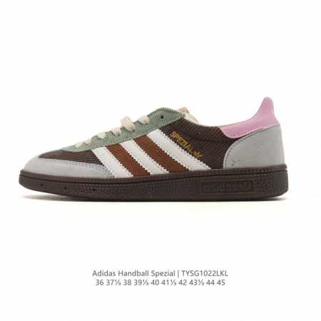 Adidas Handball Spezial Low-Top Adidas Originals Retro Casual Sneakers, featurin - Click Image to Close