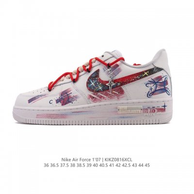 New Af1 Nike Air Force 1 '07 Low Air Force One cushioned, thick-soled, height-e