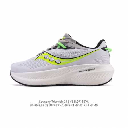 Corporate-grade Saucony Triumph 21 neutral running shoes with strong cushioning. - Click Image to Close