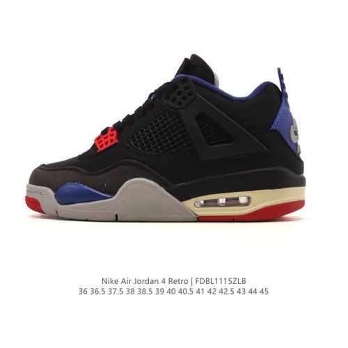 Nike Air Jordan 4 Retro Og Michael Jordan AJ4 Low-top Retro Casual Sports Baske