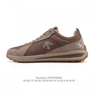 Company-level Descente Chron retro leather canvas splicing sports casual shoes f