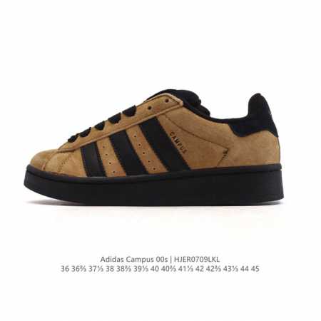 Adidas. Clover Campus 00S suede bread shoes retro casual sneakers. Millennium ba - Click Image to Close