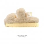 Company-grade Ugg Autumn/Winter New Cotton Slippers, Open-Toe Plush Cotton Sanda