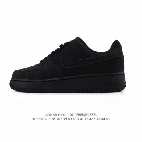 Nike Air Force 1 '07 Low, a versatile, low-top, thick-soled, height-enhancing c