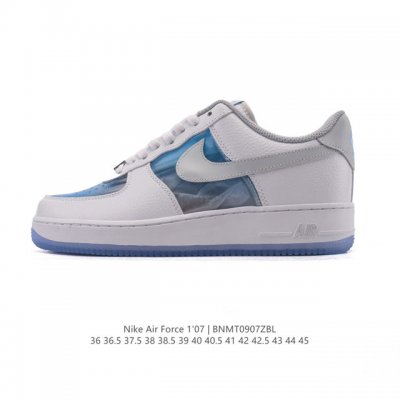 A company-grade Nike Air Force 1 '07 Low, a versatile, thick-soled, height-enha