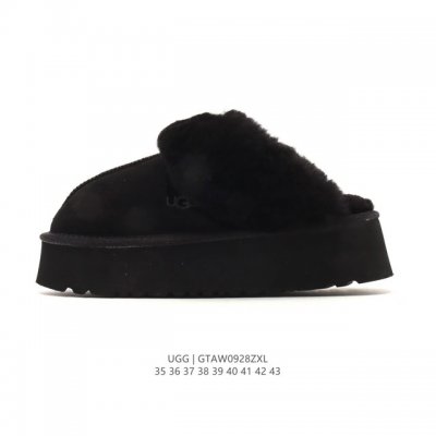 Corporate-grade Ugg snow boots, men's and women's cotton slippers with large fu
