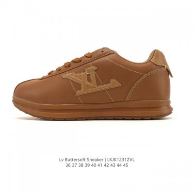 New Louis Vuitton X Nigo Collaboration Sneakers, Buttersoft Fw25 Round Toe Lace-