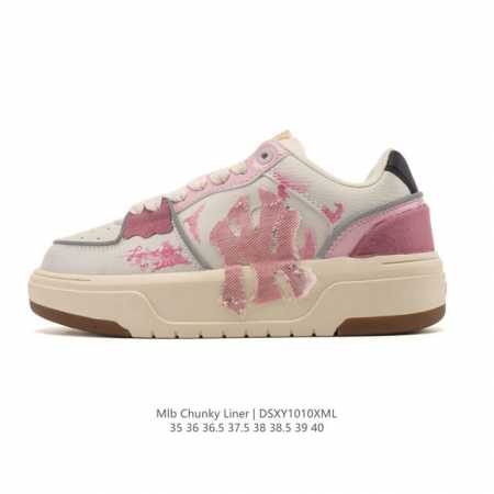 Mlb Chunky Liner Basic, a popular high-end women's sneaker series, features ligh - Click Image to Close