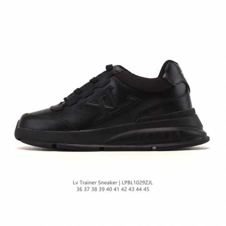 Company Grade Louis Vuitton Classic Sneakers, 2025 Style, Calfskin Leather, Lett - Click Image to Close