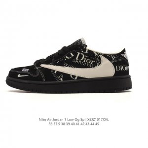 Company-grade Nike Air Jordan 1 Low Og Sp Military Blue AJ1 (Reverse Swoosh) 202