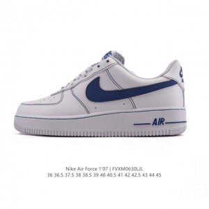 Nike Air Force 1 '07 Low Air Force One white shoes with air cushion, low-top ve