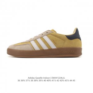 Adidas Originals Gazelle Indoor Retro Trefoil Transparent Rubber Sneaker - A cla