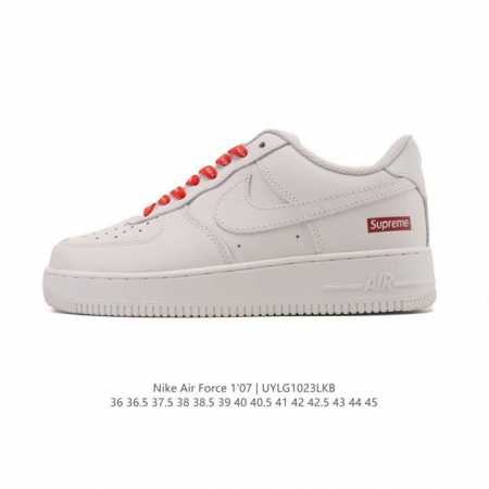 Special Offer Nike Air Force 1 '07 Low. Air Force 1 low-top white sneakers with - Click Image to Close