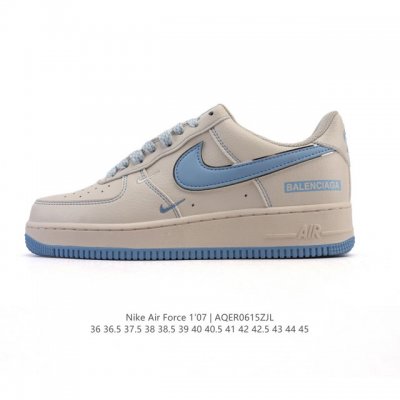 Corporate-level Nike Air Force 1 '07 Low Air Force One white shoes Gucci co-bran