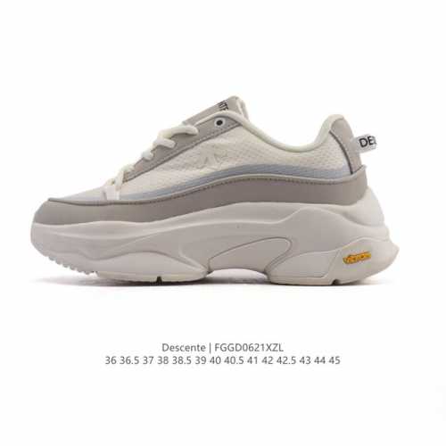 Corporate-level Descente Chron retro sports casual shoes for men and women, outd