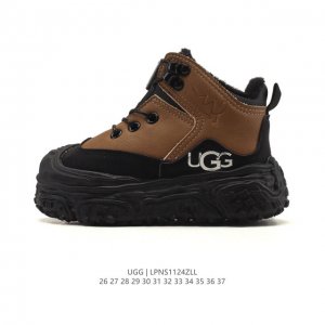 Genuine Ugg Children's Snow Boots, High-Top Sneakers, Trendy Boots, Fleece-Line