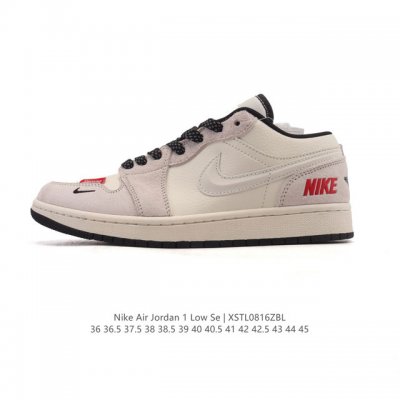 The Nike Air Jordan 1 Low Aj1 is a retro, casual basketball shoe. Drawing inspir
