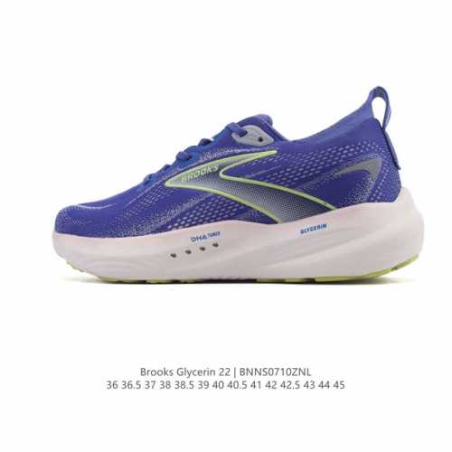 New Company-level Brooks Brooks Glycerin 22 Glycerin Running Shoes New Breathab