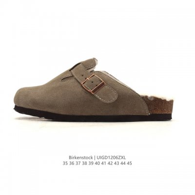 Factory-grade, fleece-lined, thickened Birkenstock Boston Suede Shearling, a ca