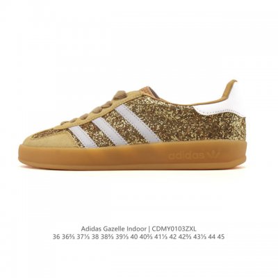 Adidas Originals Gazelle Indoor Retro Trefoil Transparent Rubber Sneakers - Clas