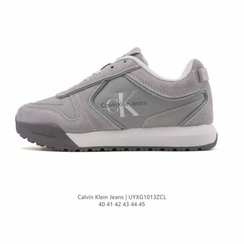Company Grade Calvin Klein Street Low-Top Sporty Retro Sneakers Calvin Klein Jea
