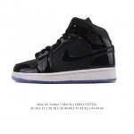 Nike Air Jordan 1 Mid Men's and Women's Basketball Shoes, Stylish and Lightweigh