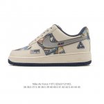 Company-grade Nike Air Force 1 '07 Low, 2025 new style, thick-soled, height-inc