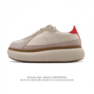 New Onitsuka Tiger Delecity low-top shoes offer balanced support, height enhanc