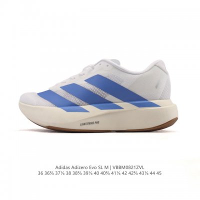 Adidas Adizero Evo Sl Sport Comfort, Non-slip, and Wear-Resistant Low-Top Runnin