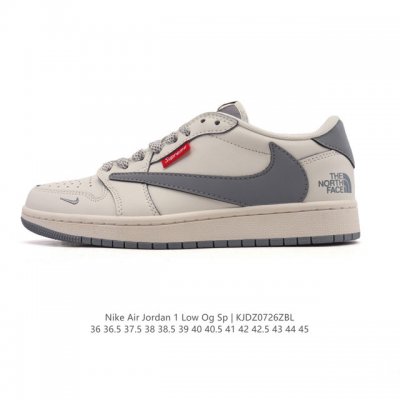 Authentic Nike Air Jordan 1 Low Og Sp Military Blue Aj1 Air Jordan 1 reverse toe